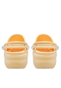 Crocs Klapki Classic Platform Pearl Clog 211231 Żółty. Kolor: żółty. Obcas: na platformie #6