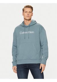 Calvin Klein Bluza Hero Logo Comfort Hoodie K10K111345 Niebieski Regular Fit. Kolor: niebieski. Materiał: bawełna