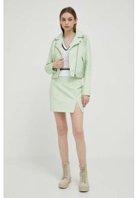 Pepe Jeans kurtka damska kolor zielony przejściowa. Kolor: zielony. Styl: klasyczny #6