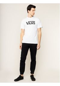 Vans T-Shirt Classic VN000GGGYB21 Biały Classic Fit. Kolor: biały. Materiał: bawełna