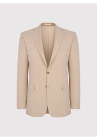 Pako Lorente - PAKO LORENTE – Beżowa marynarka garniturowa. Kolor: beżowy. Materiał: poliester, elastan, wiskoza. Wzór: gładki #4
