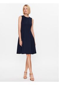 Lauren Ralph Lauren Sukienka codzienna 250851951002 Granatowy Regular Fit. Okazja: na co dzień. Kolor: niebieski. Materiał: wiskoza. Typ sukienki: proste. Styl: casual #3