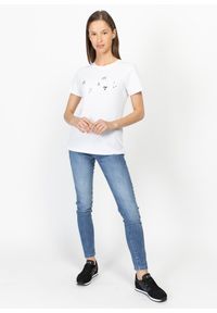 Koszulka damska Armani Exchange T-Shirt (3KYTKJ YJW3Z 1000). Kolor: biały
