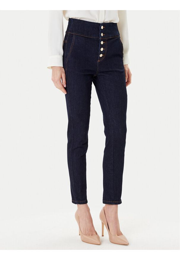 Rinascimento Jeansy CFC0124957003 Granatowy Skinny Fit. Kolor: niebieski