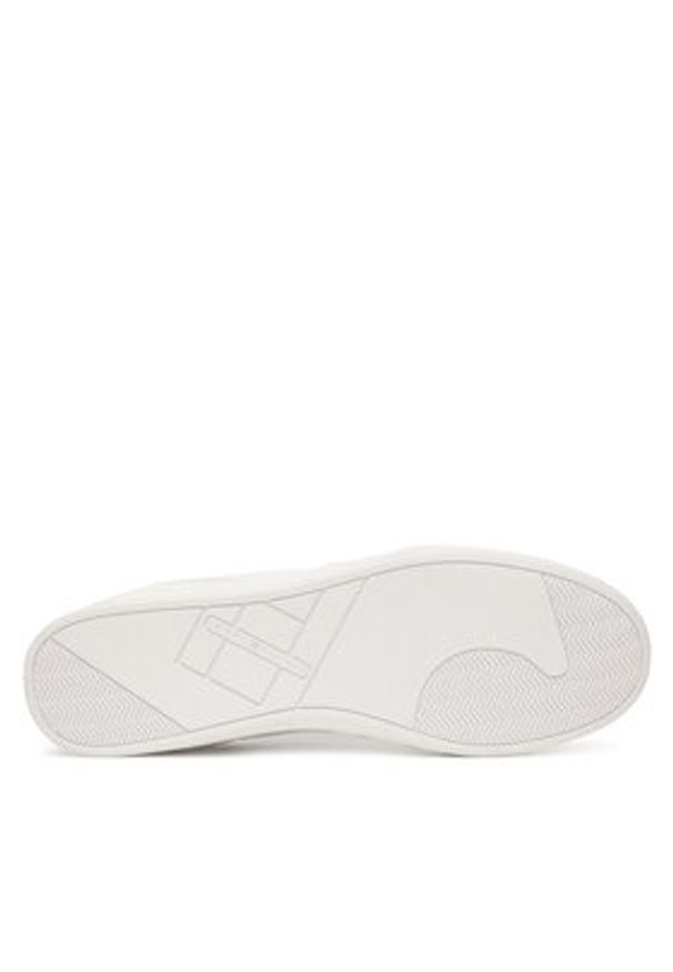 TOMMY HILFIGER - Tommy Hilfiger Sneakersy Lopro Cup Leather FM0FM05677 Biały. Kolor: biały. Materiał: skóra