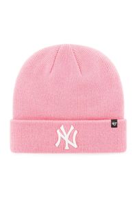 Czapka zimowa turystyczna uniseks 47 Brand New York Yankees. Kolor: różowy. Sezon: zima