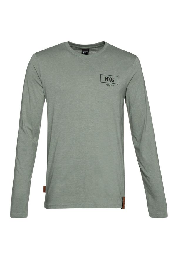Koszulka męska Protest KILIMANO long sleeve t-shirt. Kolor: zielony. Długość rękawa: długi rękaw