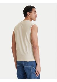 Jack & Jones Tank top Norrebro Emb 12292009 Écru Regular Fit. Materiał: bawełna #5