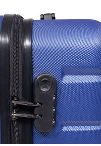 Ochnik - Komplet walizek na kółkach 19''/24''/28''. Kolor: niebieski. Materiał: guma, poliester, materiał, kauczuk #3