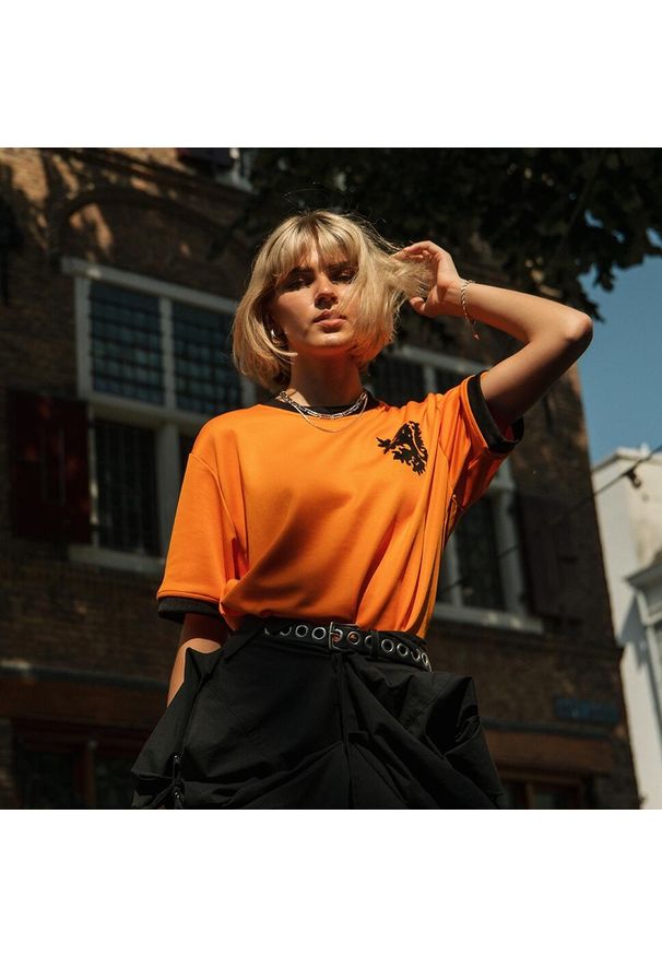 COPA FOOTBALL - Camisola de Futebol Retro Campeonato do Mundo de 1978 Holanda. Kolor: żółty, pomarańczowy, wielokolorowy. Sport: piłka nożna