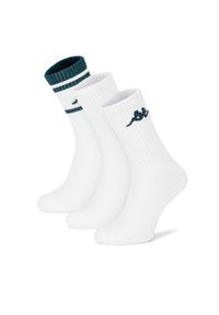 Kappa Skarpety KR_SUPERT_SS25 (3-PACK) Biały. Kolor: biały. Materiał: bawełna, materiał