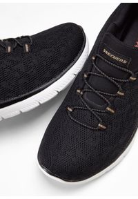 Sneakersy Skechers z pianką Memory bonprix czarny - leo. Kolor: czarny #5
