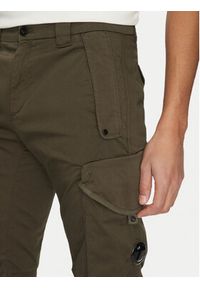 C.P. Company Spodnie materiałowe 18CMPA058A005694G Zielony Regular Fit. Kolor: zielony. Materiał: bawełna #5