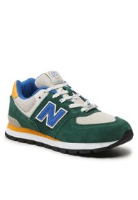 Sneakersy New Balance GC574DG2 Zielony. Kolor: zielony. Materiał: materiał. Model: New Balance 574 #1