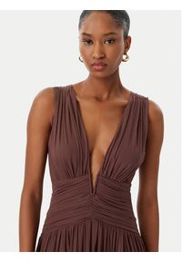 Marciano Guess Sukienka wieczorowa G6GK14 W2374 Brązowy Regular Fit. Kolor: brązowy. Materiał: wiskoza. Styl: wizytowy #4