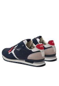 Pepe Jeans Sneakersy Brit Road M PMS40007 Granatowy. Kolor: niebieski #5