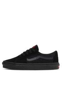 Vans Tenisówki Sk8-Low VN0A4UUKENR1 Czarny. Kolor: czarny. Materiał: skóra, zamsz