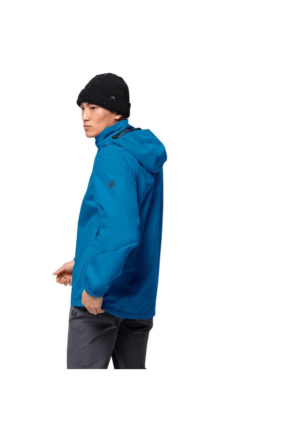 Kurtka wodoodporna Jack Wolfskin Stormy Point. Kolor: niebieski