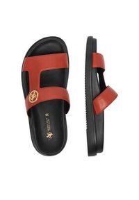 Beverly Hills Polo Club Klapki EO-WI16-SERDINIA-04 Czerwony. Kolor: czerwony. Materiał: skóra #7