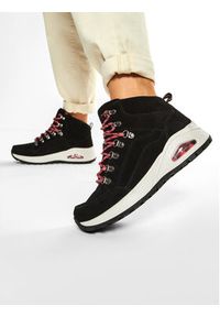 skechers - Skechers Trapery Uno Rugged One 155220/BLK Czarny. Kolor: czarny. Materiał: skóra #5