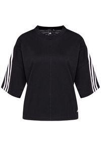 Adidas - adidas T-Shirt Future Icons 3-Stripes GN1837 Czarny Loose Fit. Kolor: czarny. Materiał: bawełna #3