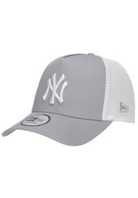 Casquette New Era clean trucker New York Yankees. Kolor: szary