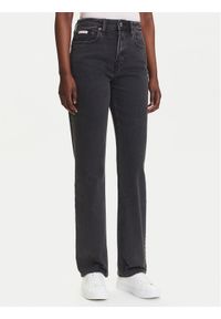 Calvin Klein Jeans Jeansy LV047B909G Czarny Straight Fit. Kolor: czarny #1