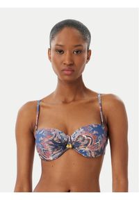 SELMARK - Selmark Góra od bikini BO916 Niebieski. Kolor: niebieski. Materiał: syntetyk #1