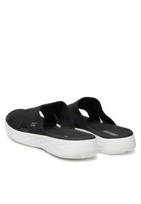 skechers - Skechers Klapki On-The-Go 600-Oceanside 140003/BKW Czarny. Kolor: czarny. Materiał: materiał