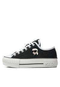 Karl Lagerfeld - KARL LAGERFELD Trampki KL60424 Czarny. Kolor: czarny. Materiał: materiał