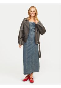 JJXX Sukienka jeansowa Tinga 12260695 Niebieski Slim Fit. Kolor: niebieski. Materiał: syntetyk #2