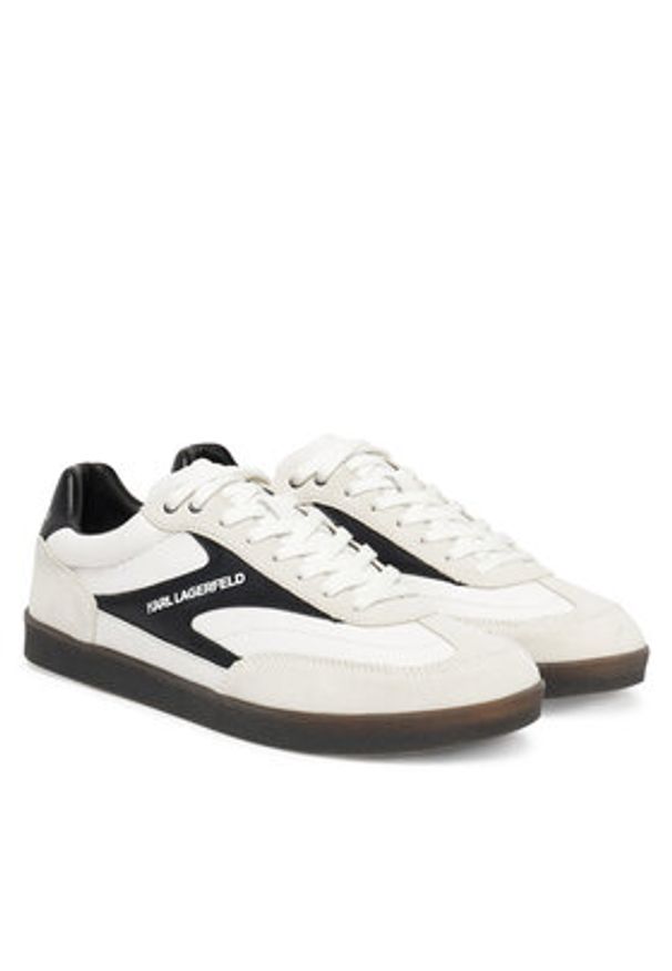 Karl Lagerfeld - KARL LAGERFELD Sneakersy KL53855 Czarny. Kolor: czarny. Materiał: skóra, zamsz