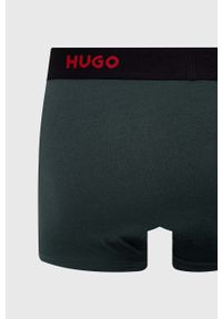 Hugo - HUGO bokserki 3-pack męskie kolor zielony. Kolor: zielony #7
