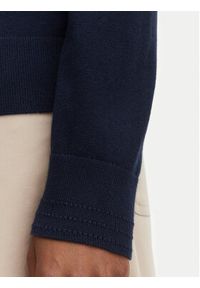 TOMMY HILFIGER - Tommy Hilfiger Sweter Cable Fine WW0WW44984 Granatowy Regular Fit. Kolor: niebieski. Materiał: syntetyk #3