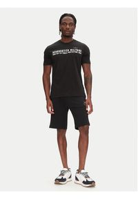 Aeronautica Militare Szorty sportowe 251BF017F459 Czarny Regular Fit. Kolor: czarny. Materiał: bawełna. Styl: sportowy #6