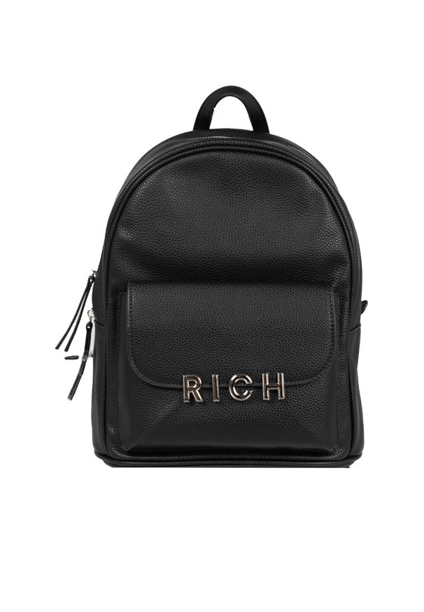 John Richmond Plecak | RWA24086ZA | Kobieta | Czarny. Kolor: czarny. Materiał: materiał. Styl: casual