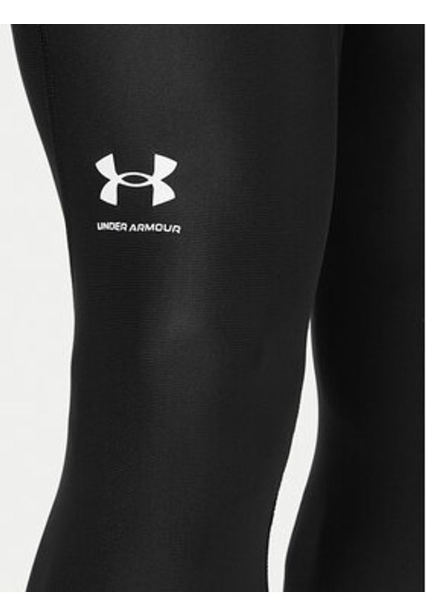 Under Armour Legginsy HeatGear® 1361588 Czarny Slim Fit. Kolor: czarny. Materiał: syntetyk
