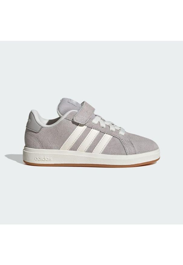 Adidas - Buty Grand Court 00s Kids. Kolor: biały, wielokolorowy, szary, brązowy