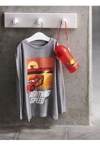 Sinsay - Koszulka Auta - szary. Kolor: szary. Materiał: bawełna. Wzór: nadruk #1