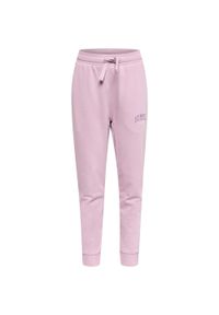 Spodnie dresowe dla dzieci Hummel Fast. Kolor: różowy. Materiał: dresówka. Sport: joga i pilates