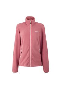 Regatta - Damski Polar Z Suwakiem Floreo IV. Kolor: czerwony, wielokolorowy, różowy. Materiał: polar. Sezon: zima. Sport: turystyka piesza #1