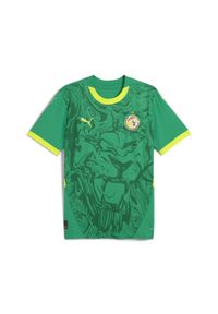 Puma - Męska koszulka wyjazdowa Senegal 2025 PUMA. Kolor: zielony. Wzór: aplikacja. Sport: piłka nożna