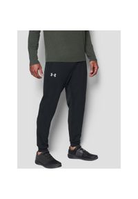 Spodnie męskie Under Armour Sportstyle Tricot Jogger. Kolor: czarny, biały, wielokolorowy. Sport: fitness