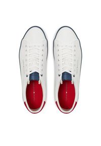 TOMMY HILFIGER - Tommy Hilfiger Sneakersy Th Hi Vulc Low Core Seasonal FM0FM05110 Écru. Materiał: materiał #2