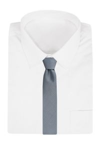 Klasyczny Krawat Męski - Chattier - Popiel Wpadający w Niebieski. Kolor: niebieski. Materiał: tkanina. Styl: klasyczny