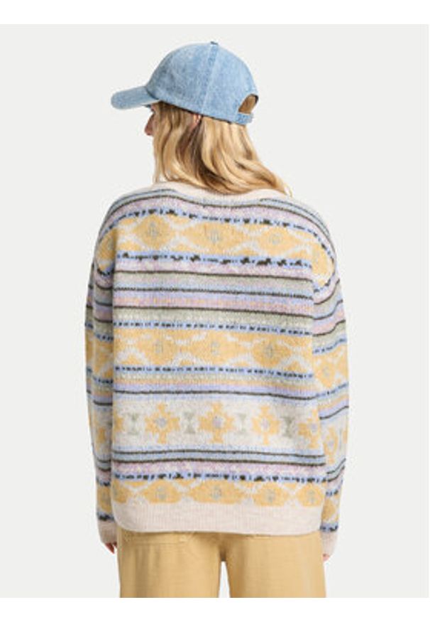 Billabong Sweter Camp EBJSW00134 Kolorowy Relaxed Fit. Materiał: syntetyk. Wzór: kolorowy