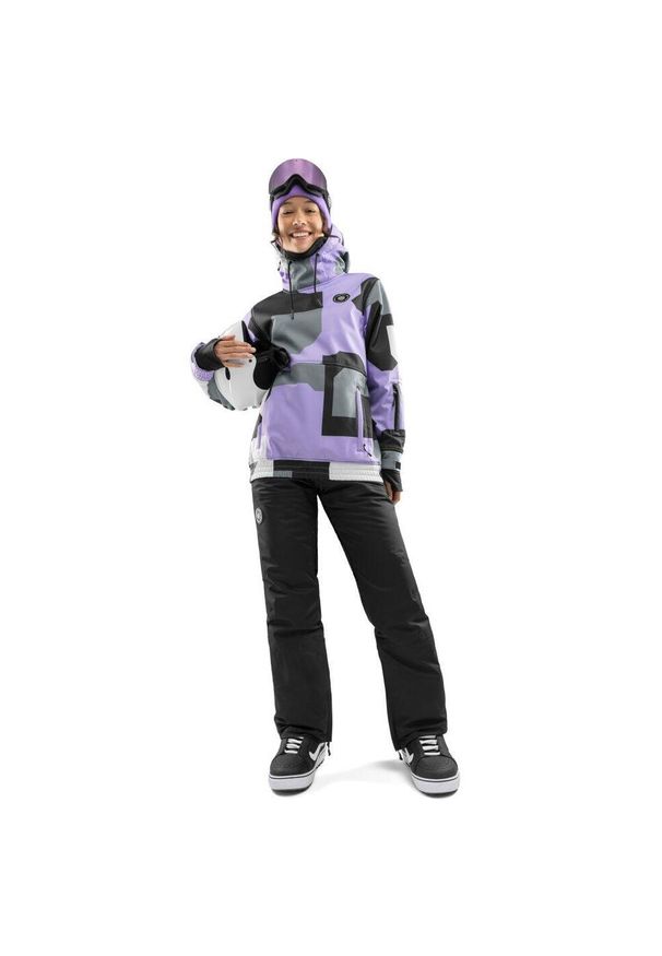 SIROKO - Kurtka snowboardowa damska W1-W Tignes. Kolor: wielokolorowy, niebieski, czarny. Materiał: softshell, materiał. Sezon: zima. Sport: snowboard