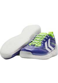 Buty do piłki ręcznej Hummel Algiz 2.0 Lite. Zapięcie: sznurówki. Kolor: biały, niebieski, wielokolorowy. Materiał: materiał, syntetyk. Szerokość cholewki: normalna. Sport: piłka ręczna, turystyka piesza #2