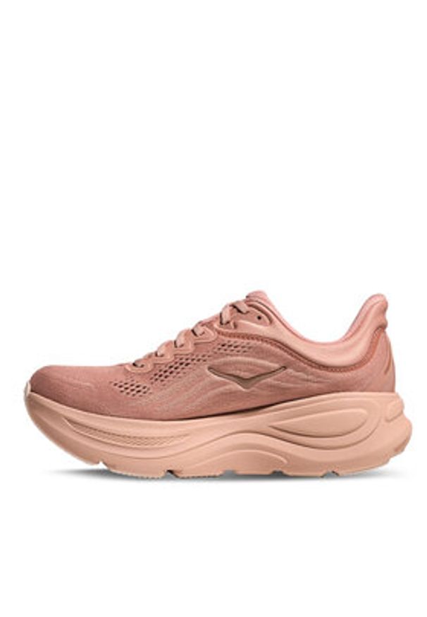 HOKA - Hoka Buty do biegania Bondi 9 1162012 Beżowy. Kolor: beżowy. Materiał: materiał