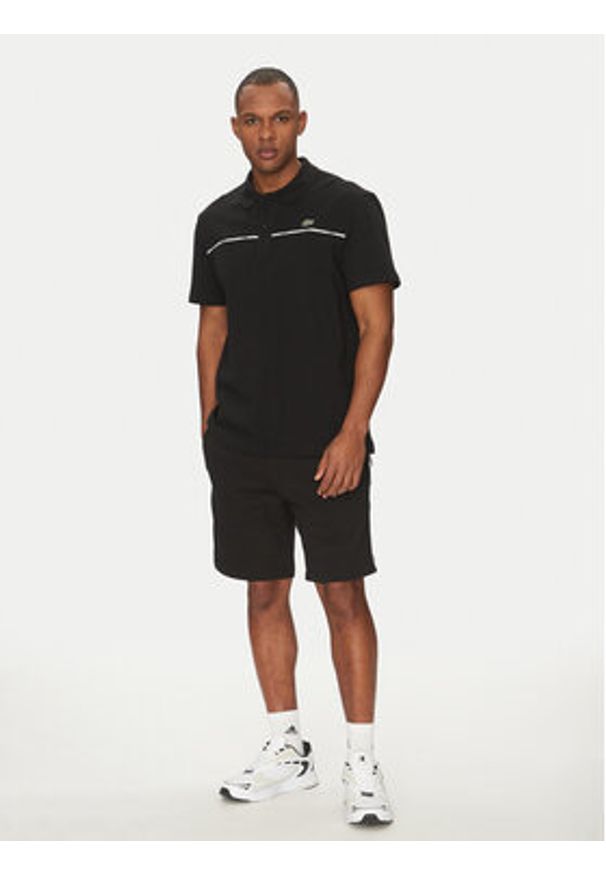 Lacoste Polo PH9863 Czarny Regular Fit. Typ kołnierza: polo. Kolor: czarny. Materiał: bawełna